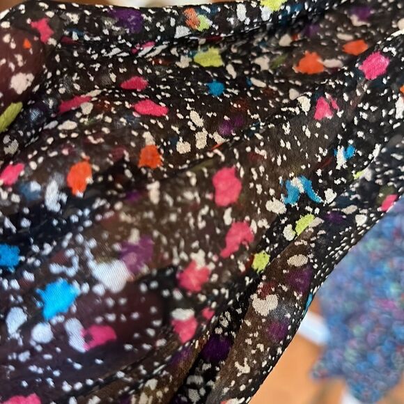 Diane von Fürstenberg multi colored confetti, Catherine silk dress, 4! - Picture 6 of 13